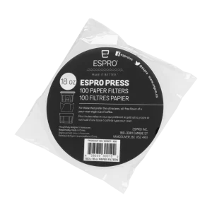 Χάρτινα Φίλτρα Espro για French Press 100 τεμ